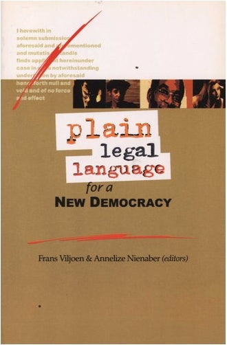 Plain Legal Language for a New Democracy
