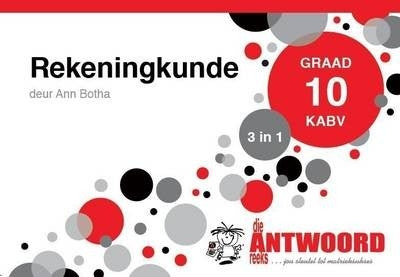 Rekeningkunde 3 in 1 Graad 10