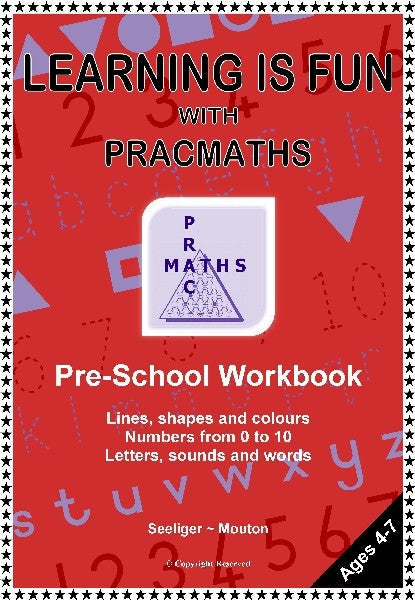 PracMaths Learning is Fun Pre-School Workbook
