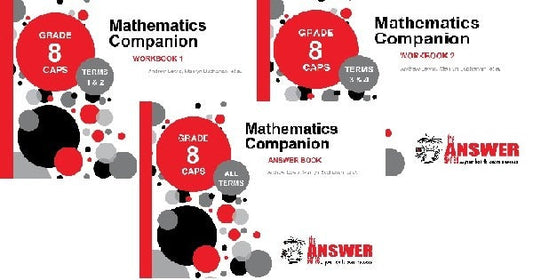 Mathematics Companion Answer Book for Workbook 1 & 2 plus Answerbook Grade 8