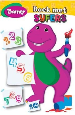 Barney boek met Syfers