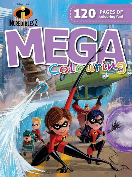 Disney Incredibles 2 - 120 Page Mega Colour & Activity