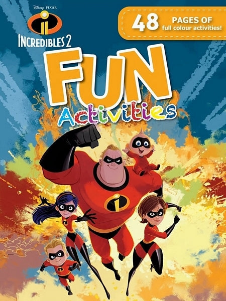 Disney Incredibles 2 - 48 Page Fun Activity