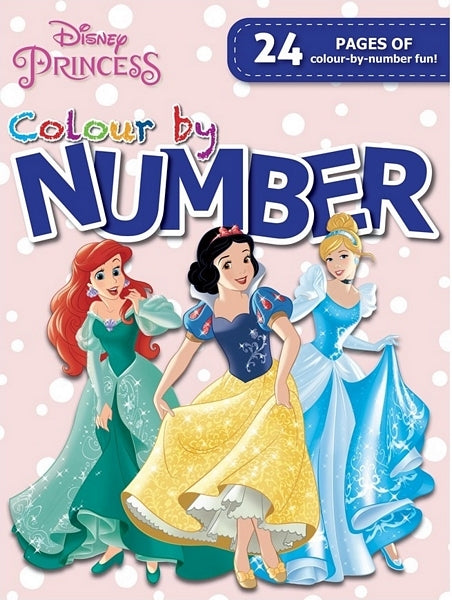 Disney Princess - Colour By Numbers