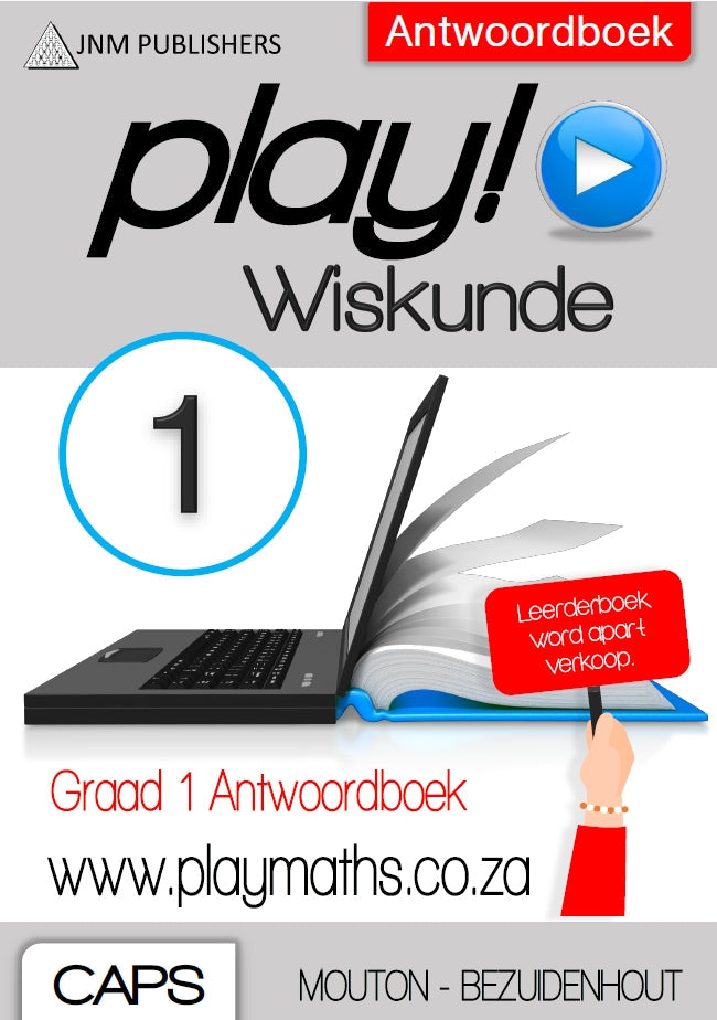 Play! Wiskunde Graad 1 Antwoordboek