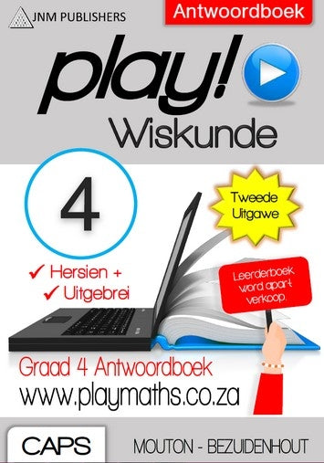 Play! Wiskunde Graad 4 Antwoordboek 2de Uitgawe