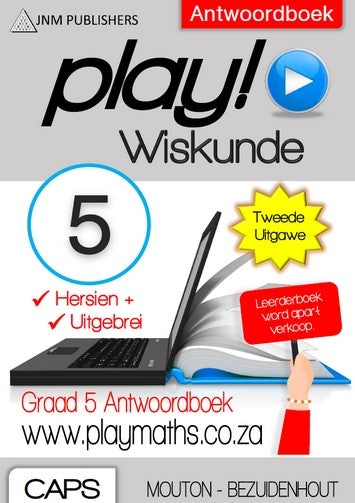 Play! Wiskunde Graad 5 Antwoordboek 2de Uitgawe