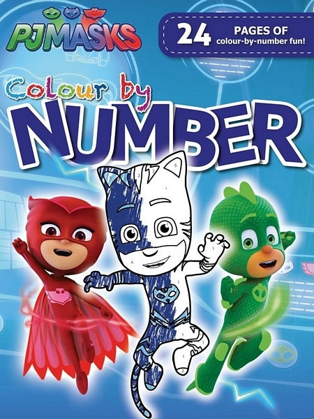 Pj Masks - Colour By Number