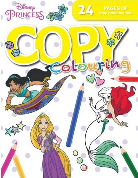 Disney Princess - 24 Page Copy Colour Book