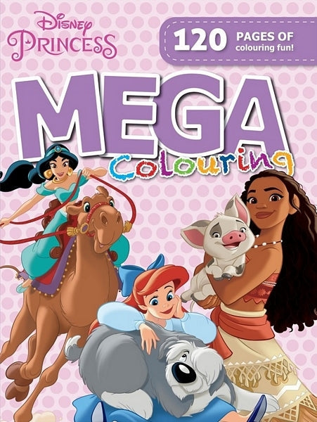 Disney Princess - 120 Page Mega Colour & Activity