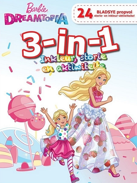 Barbie 3-in-1 Inkleur, Storie, Aktiwiteite