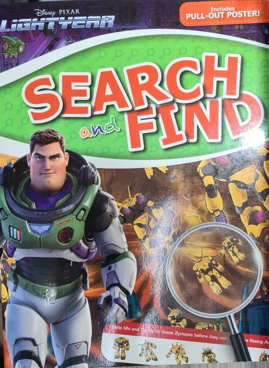 Disney Pixar Lightyear Search And Find