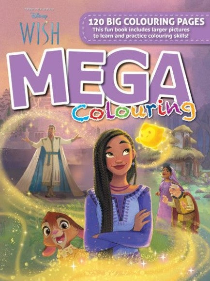 Disney Wish Mega Colouring Book - 120 Page