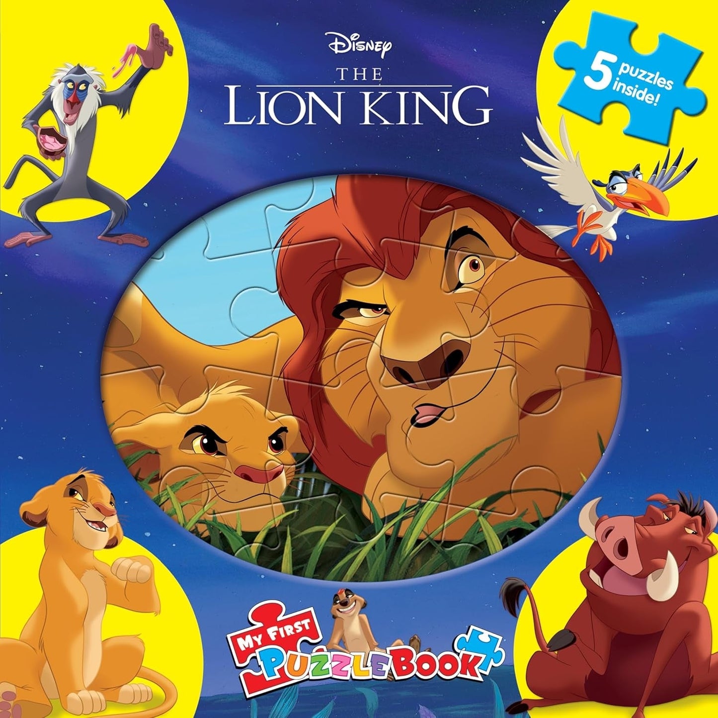 5 x 12 Piece Disney Lion King My First Puzzle Book