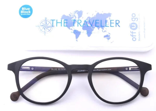 Reader +3.00 - The Traveller BLUE BLOCK model Journey Black